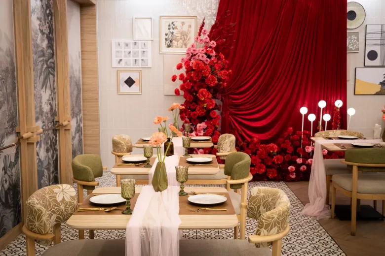 ร้านอาหารวาเลนไทน์ เดทบรรยากาศดี